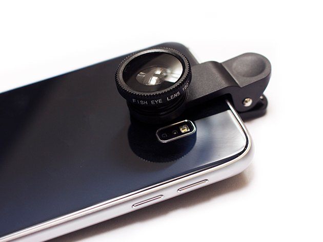 Universal 3-in-1 Lens Kit for Smartphones & Tablets