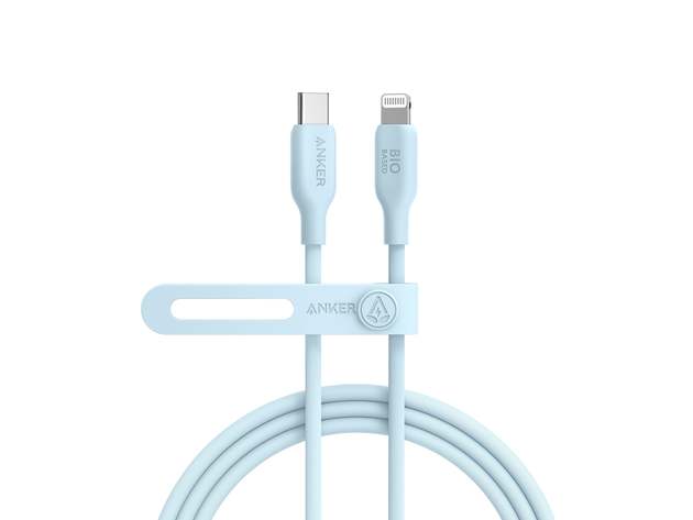 Anker 541 USB-C to Lightning Cable (Bio-Based/6ft/Misty Blue)