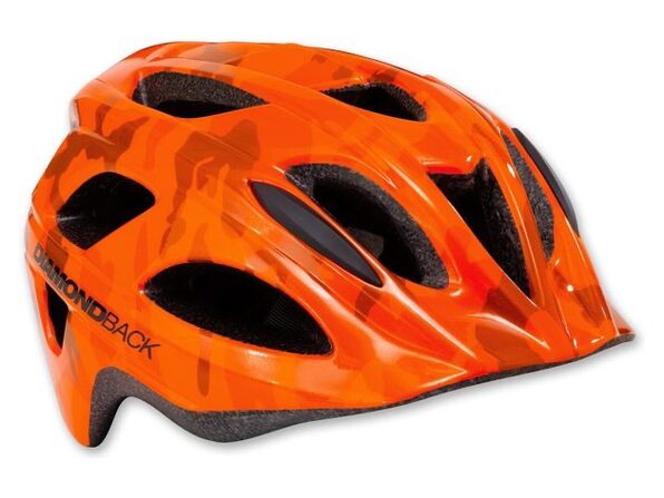 orange bike helmet youth