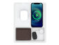 NYTSTND DUO TRAY Wireless Charging Station White Top Rustic White  Base