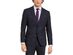 Hugo Boss Men's Modern-Fit Stretch Dark Blue Plaid Suit Jacket Blue Size 36