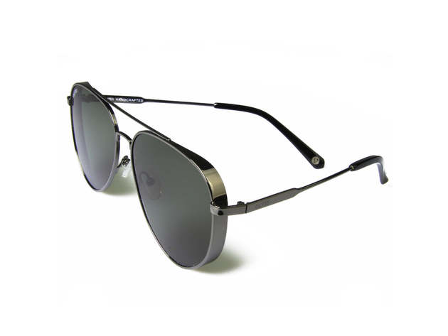 Hot Shot Sunglasses Gunmetal / Green