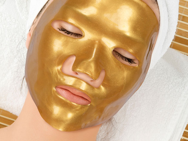 Gold Collagen Face Mask 3-Pack Set