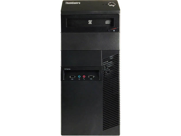 Lenovo ThinkCentre M92P Tower Computer PC, 3.2 GHz Intel i5 Quad Core, 8GB DDR3 RAM, 1TB SATA Hard Drive, Windows 10 Professional 64 Bit (Renewed)