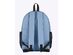 Ivory Ella 17" Lovely Paisley Backpack with Adjustable Padded Shoulder Straps and Top Carrying Handle, Slate Blue/Magenta