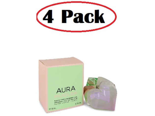 4 Pack of Mugler Aura Sensuelle by Thierry Mugler Eau De Parfum Spray 1.7 oz