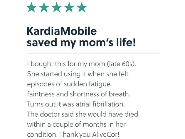 AliveCor 1141 KardiaMobile Personal EKG | FDA-Cleared | Detects AFib - Grey-- (Refurbished)