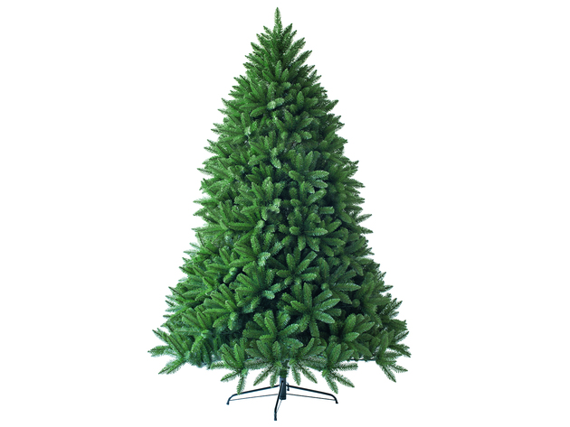 Costway 7.5ft Artificial Christmas Fir Tree 1968 Branch Tips - Green