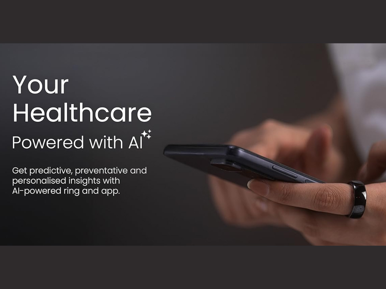 aaboRing Health & Fitness Tracker Smart Ring (Rose Gold/Size 6)