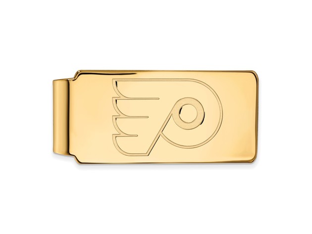 10k Yellow Gold NHL Philadelphia Flyers Money Clip