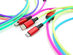 3-in-1 Rainbow Lightning/USB-C/Micro-USB Charging Cable