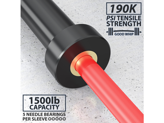 Synergee Games Barbell - 20KG Red