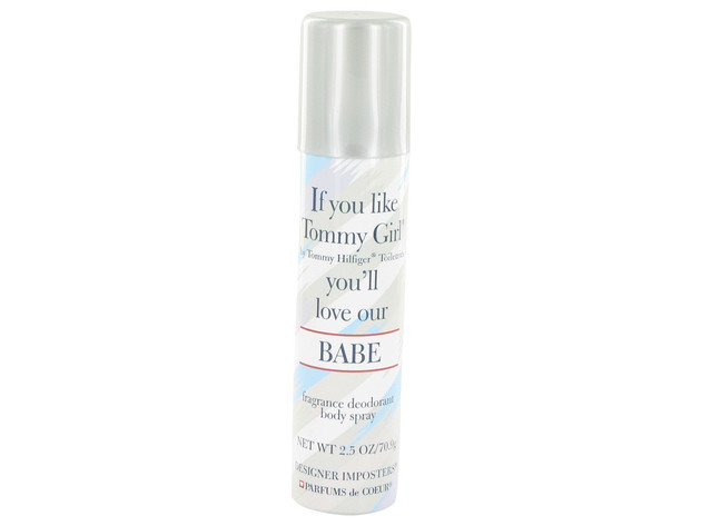 Designer Imposters Babe by Parfums De Coeur Deodorant Body Spray 2.5 oz for Women (Package of 2)