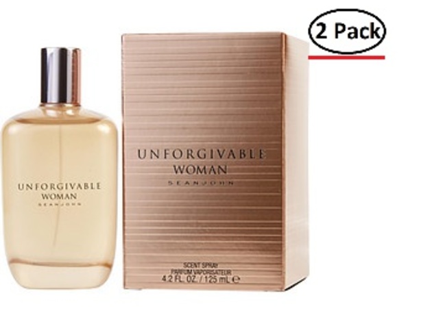 UNFORGIVABLE WOMAN by Sean John PARFUM SPRAY 4.2 OZ for WOMEN ---(Package Of 2)