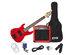 LyxPro 30" Electric Guitar with 20W Amp (Left-Handed/Red)