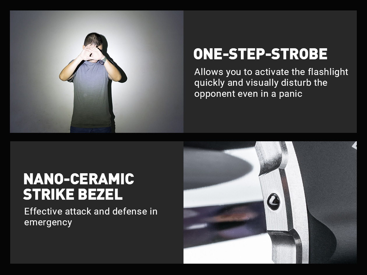 NEXTORCH P82 1,100m Long-Range Flashlight