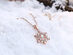 Center Snowflake Necklace Ft. Swarovski Elements (Rose Gold)