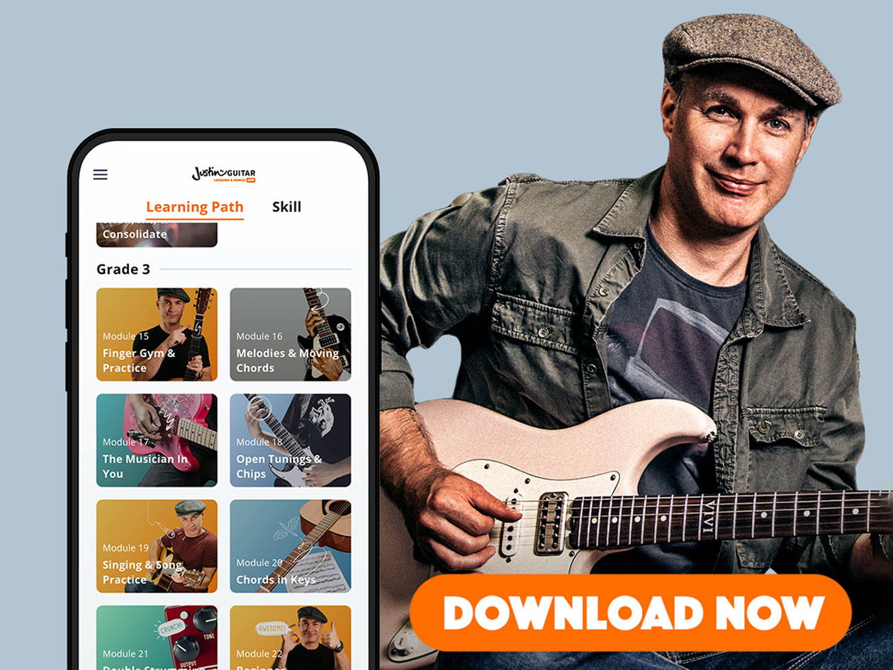 JustinGuitar Unlimited Access Plan: Lifetime Subscription