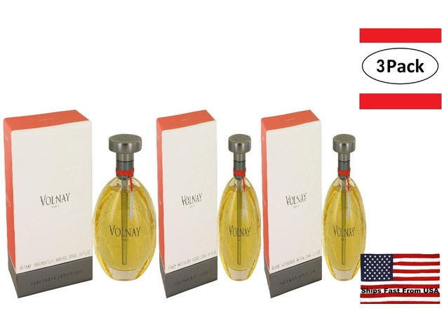 3 Pack Etoile D'or by Volnay Eau De Parfum Spray 3.4 oz for Women