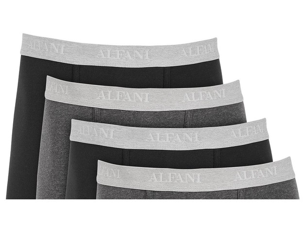 Alfani Men's 4-Pk.Boxer Briefs Gray Size Small
