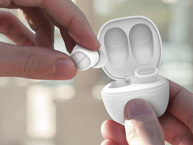 Freedom+ True Wireless Earbuds with Charging Case & Pad (White/2-Pack)