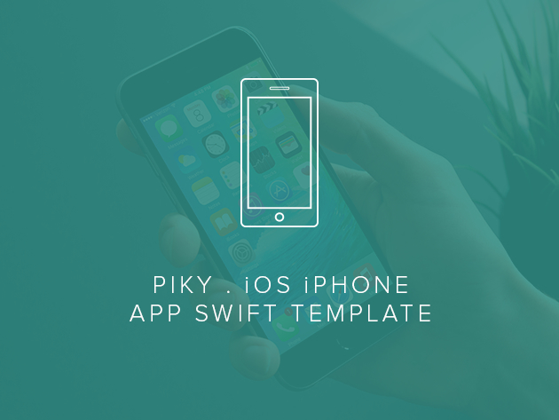 Piky . iOS iPhone App Swift Template 