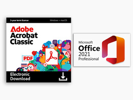 The Award-Winning Adobe Acrobat Classic + Microsoft Office Professional Bundle