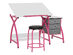 Offex 2-Piece Venus Craft Table with Matching Stool