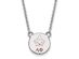 Sterling Silver Alpha Phi Small Enamel Necklace
