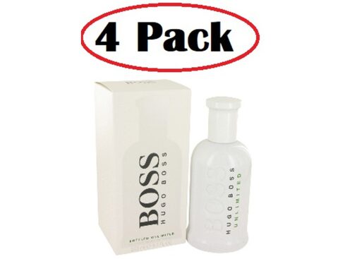 4 Pack of Boss Bottled Unlimited by Hugo Boss Eau De Toilette