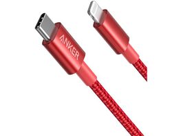 Anker 331 USB-C to Lightning Cable Red / 3.3ft
