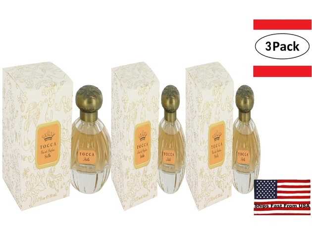 3 Pack Tocca Stella by Tocca Eau De Parfum Spray 1.7 oz for Women