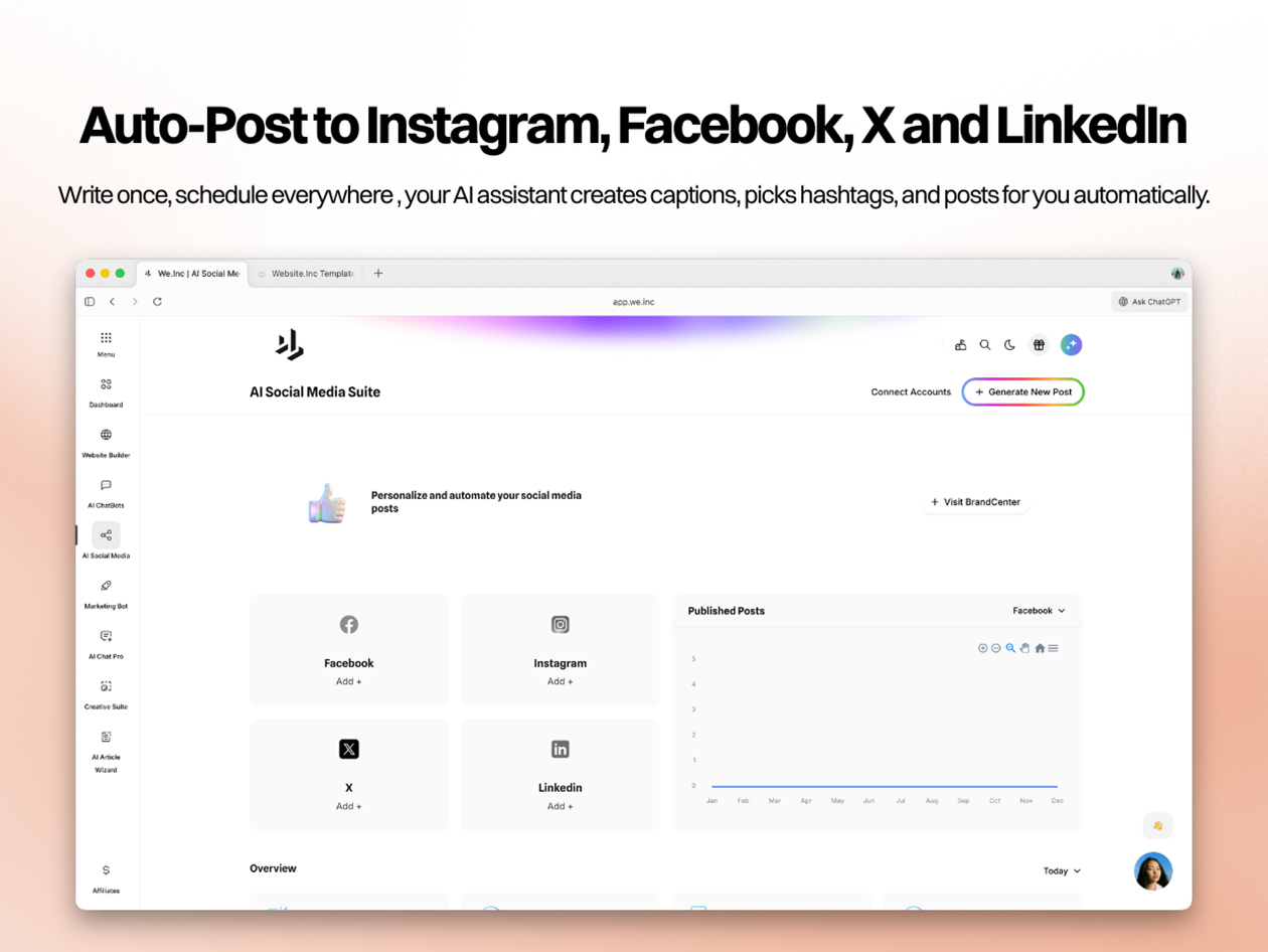 We.inc Website Builder: Lifetime Subscription