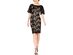 Calvin Klein Women's Lace Embellished Cocktail Dress Black Size 4"