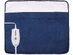 Serta Super Soft Microsuede Sherpa Deluxe Electric Heated Foot Warming Pad Navy Blue - Navy