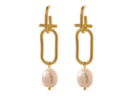 Freshwater Pearl Drop Earrings for Women