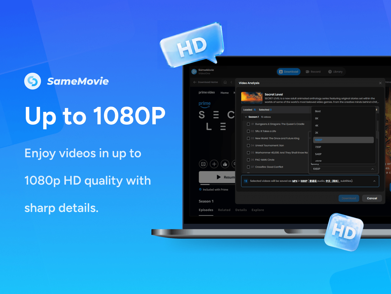 SameMovie All-In-One Video Downloader (Mac)