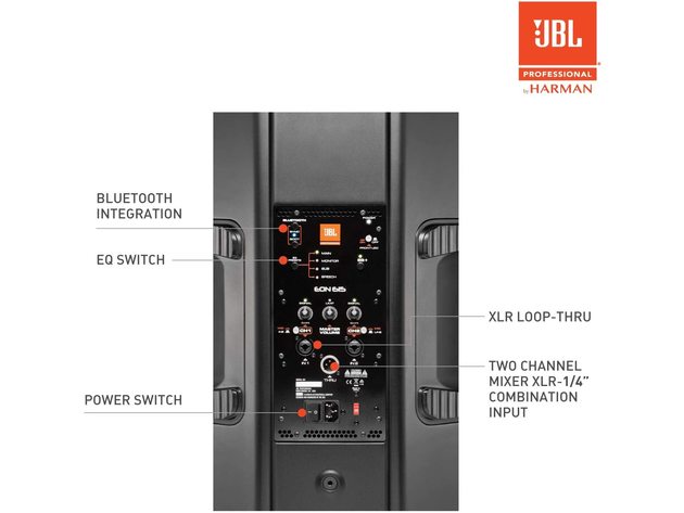 JBL EON615 2-Way Multipurpose Self-Powered Sound Reinforcement,15-Inches - Black (New)