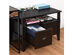 Costway Multi-function Lateral File Cabinet Coffee Table TV Stand Retro Furni W/2 Drawer