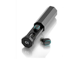 Wireless Bluetooth 5.0 Earbuds with Slim Charger Display Case