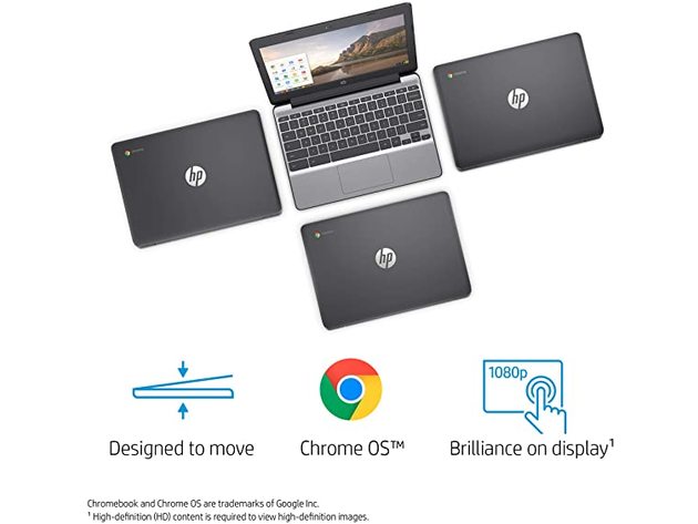 HP Chromebook 11" Laptop, 2GB/16GB Intel Celeron N3060 Processor Chrome OS (Used, Open Retail Box)