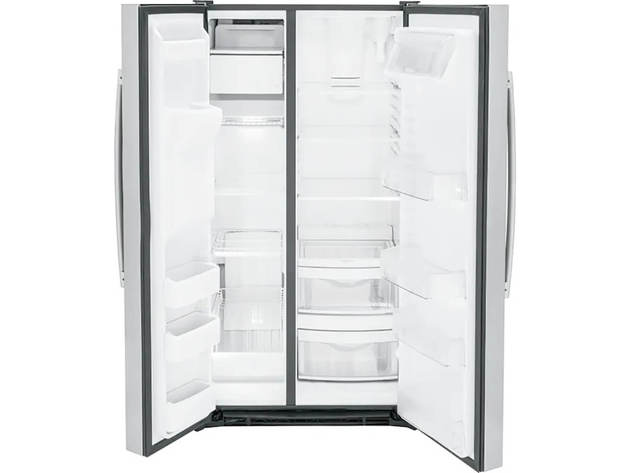 GE GSS25GYPFS 25.3 Cu. Ft. Side-By-Side Refrigerator - Stainless Steel