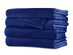 Sunbeam Soft Velvet Plush Electric Heated Warming Blanket Queen Royal Blue Washable Auto Shut Off 20 Heat Settings - Royal Blue