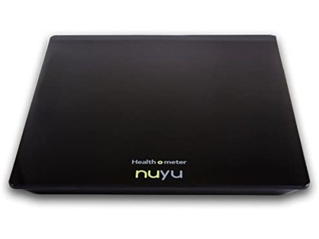 Health O Meter HNY200DQ1BK Nuyu Wireless Scale Auto Pairing LED Screen, Black - Black