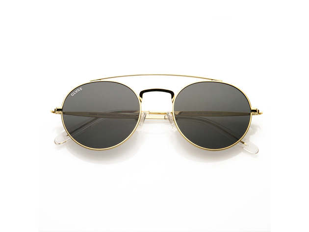 The Hendrix Sunglasses Gold / Polarized Smoke