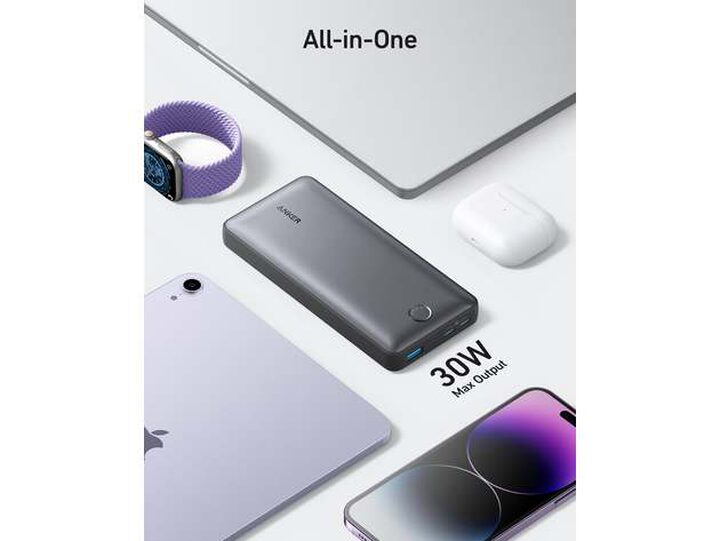 Anker 535 Power Bank (PowerCore 20K) Lilac Purple | StackSocial