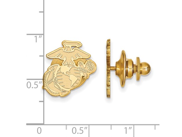 14k Yellow Gold U.S. Marine Corps Lapel or Tie Pin