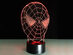 Spiderman 3D Illusion Lamp