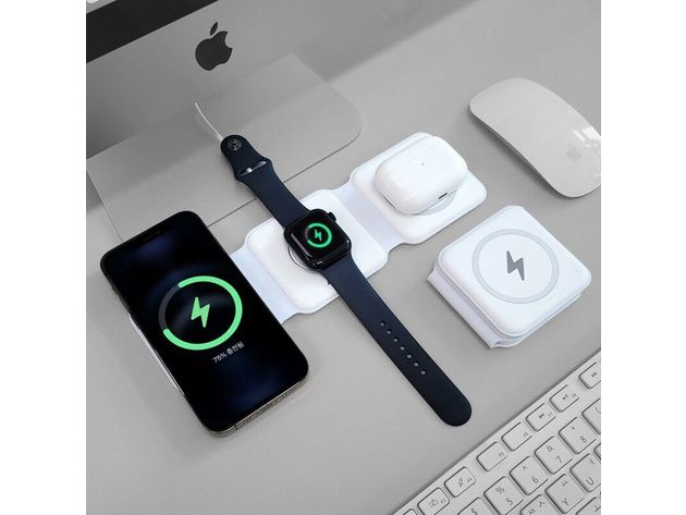 No More Messy Cables with This Charging Pad! Power Up Your iPhone, AirPods & Apple Watch! 