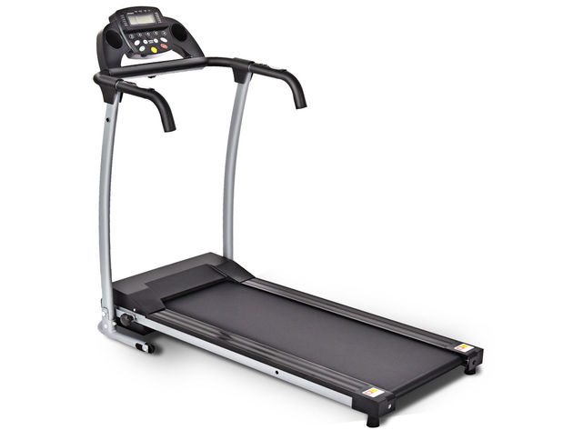 Costway 800W Folding Treadmill Electric /Support Motorized Power Running Fitness Machine - Black